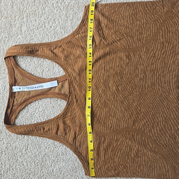 NWT Lululemon Swiftly Tech Tank 2.0 Water Surface Copper Brown/Bold Beige 14 - Picture 12 of 14